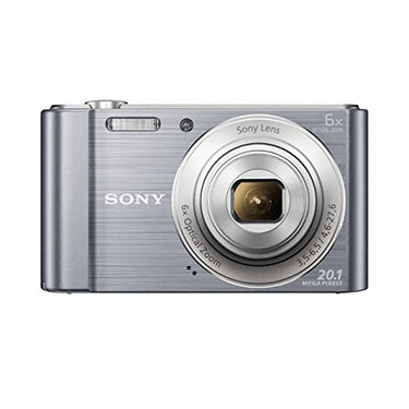 Sony DSC-W810 Digitalkamera (20,1 Megapixel, 6x optischer Zoom (12x digital), 6,8 cm (2,7 Zoll) LC-Display, 26mm Weitwinkelobjektiv, SteadyShot) silber im Sale